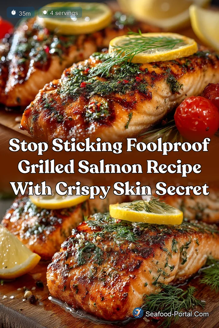 Stop Sticking Foolproof Grilled Salmon Recipe with Crispy Skin Secret