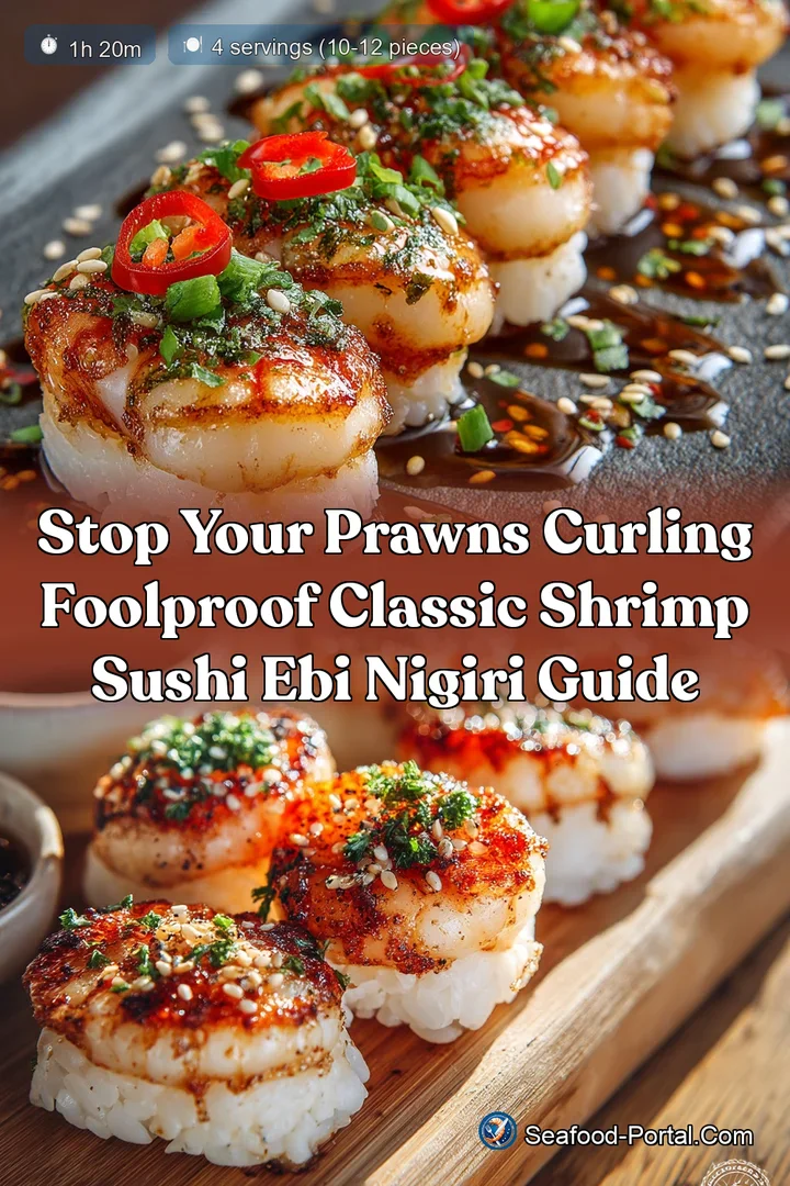 Stop Your Prawns Curling Foolproof Classic Shrimp Sushi Ebi Nigiri Guide