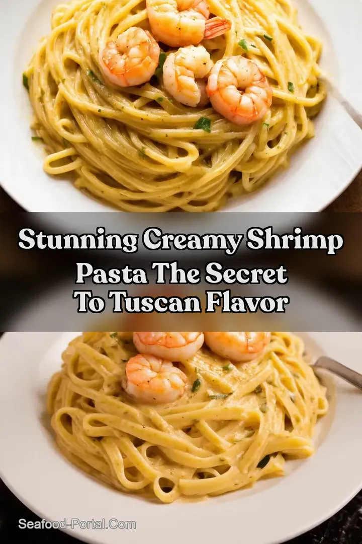Stunning Creamy Shrimp Pasta The Secret to Tuscan Flavor