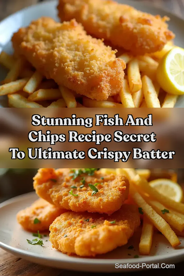 Stunning Fish and Chips Recipe Secret to Ultimate Crispy Batter