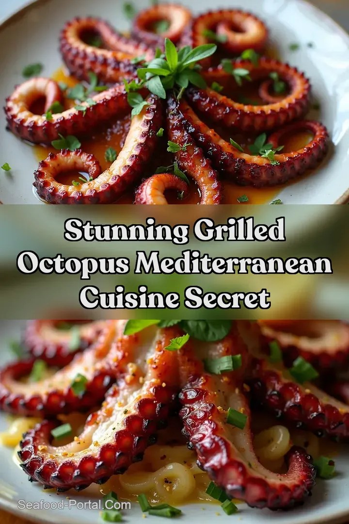 Stunning Grilled Octopus Mediterranean Cuisine Secret