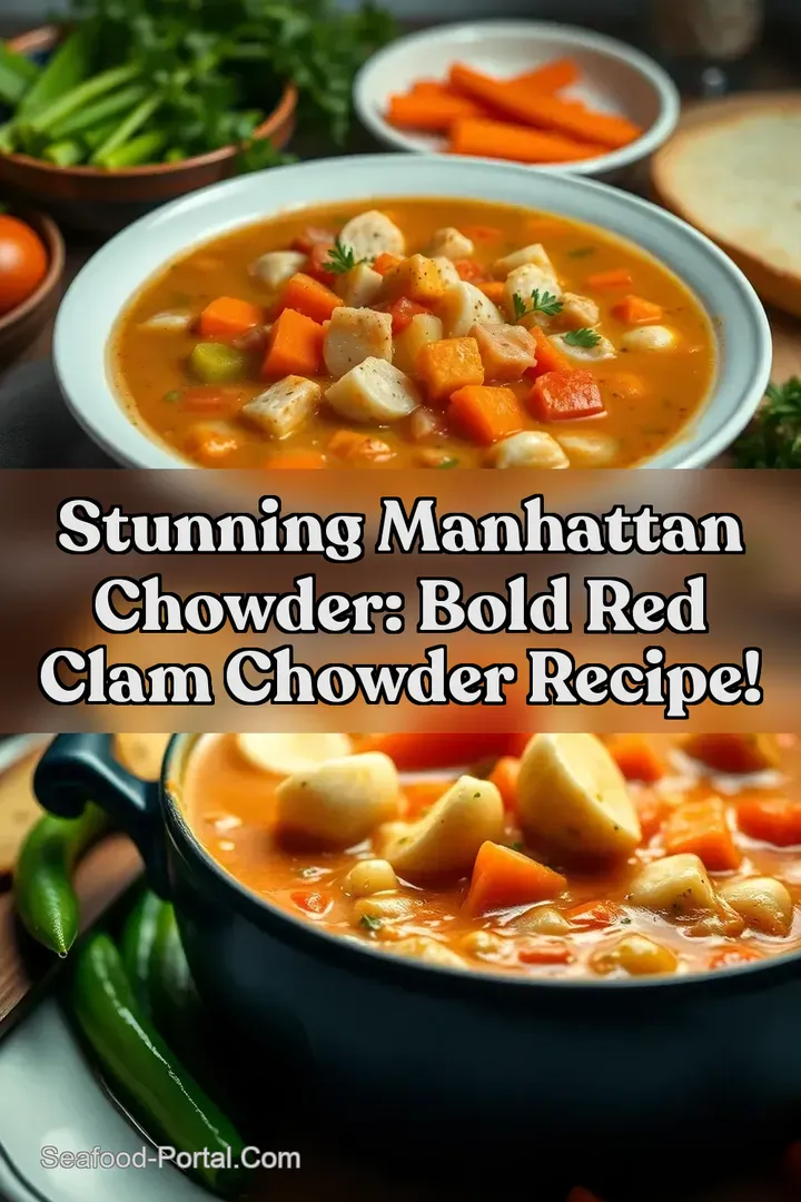 Stunning Manhattan Chowder: Bold Red Clam Chowder Recipe!