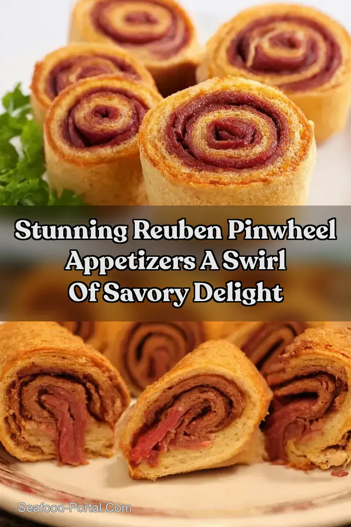 Stunning Reuben Pinwheel Appetizers A Swirl Of Savory Delight