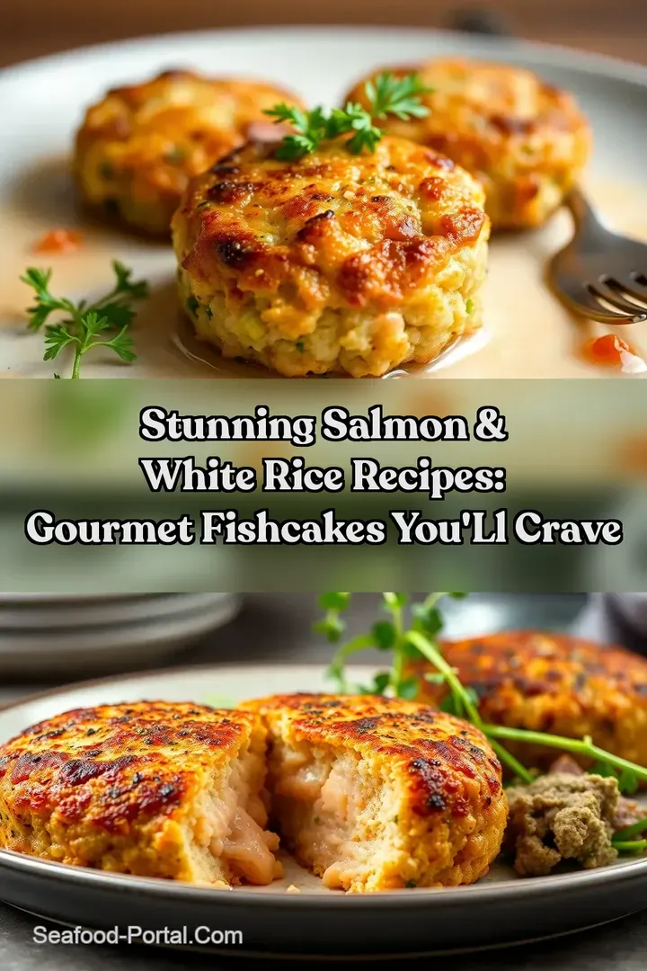 Stunning Salmon & White Rice Recipes: Gourmet Fishcakes You' ll Crave : PIN FOR LATER Stunning Salmon & White Rice Recipes: Gourmet Fishcakes You' ll Crave