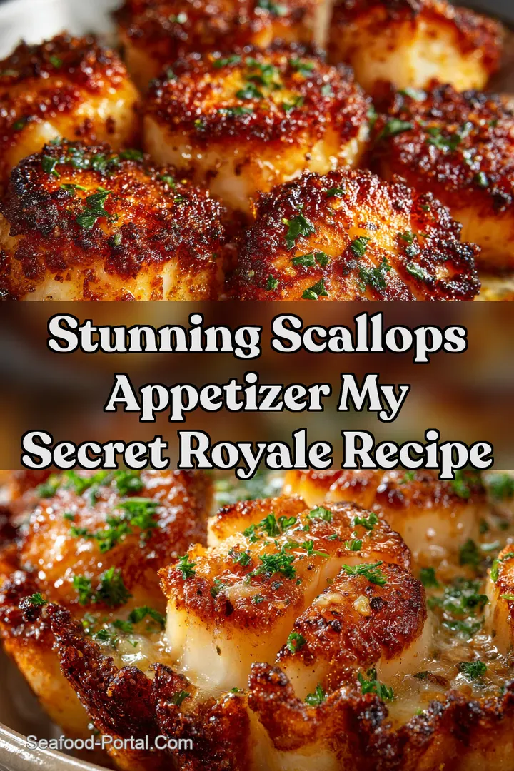 Stunning Scallops Appetizer My Secret Royale Recipe