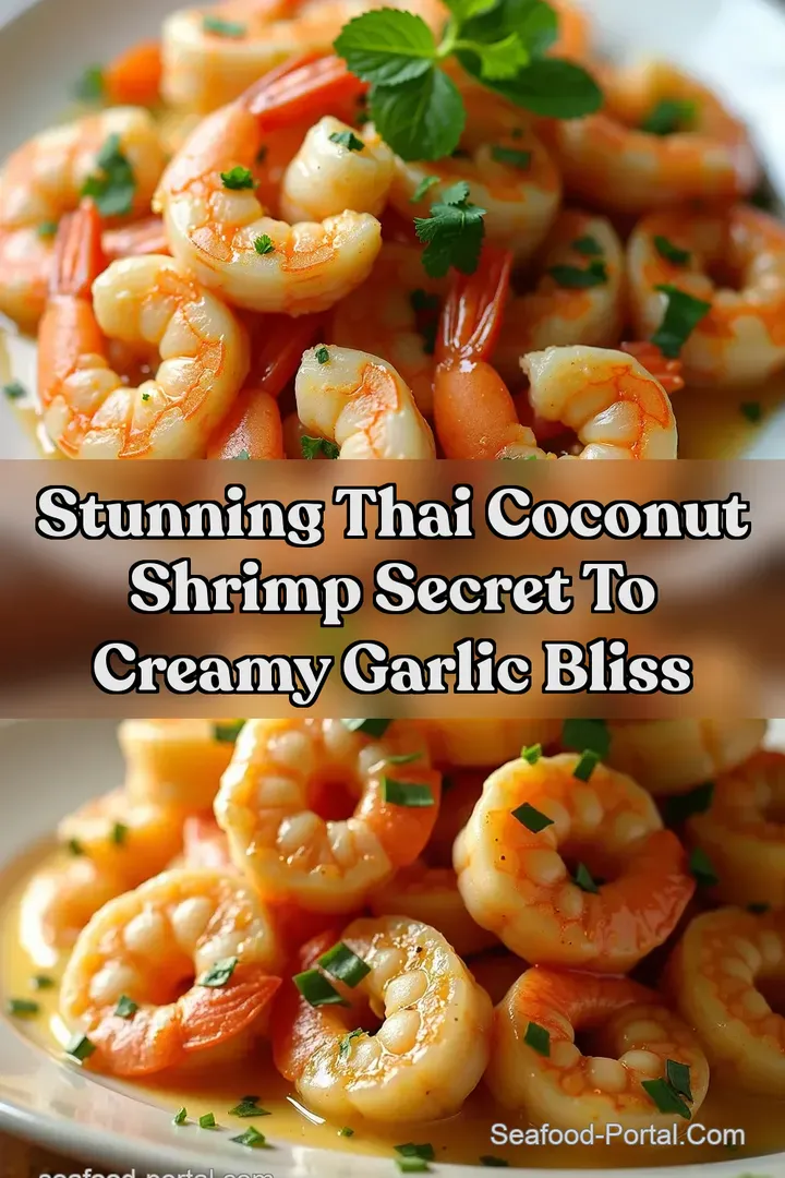 Stunning Thai Coconut Shrimp Secret to Creamy Garlic Bliss