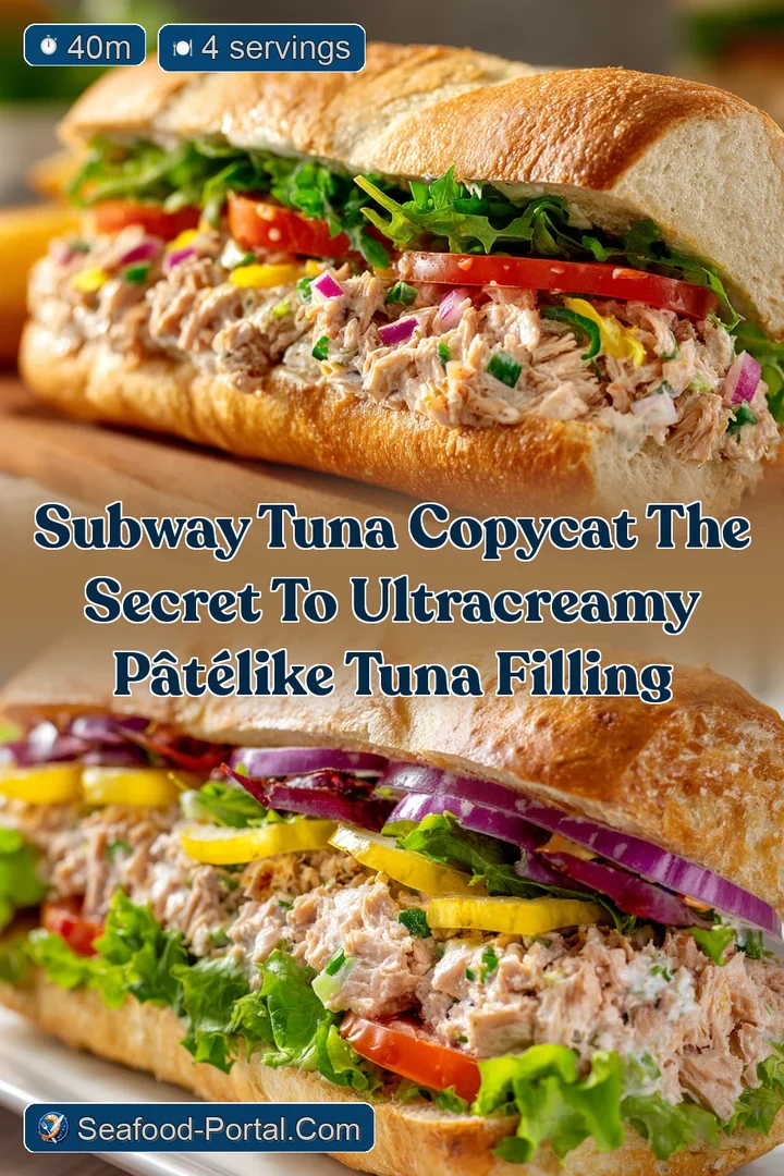 Subway Tuna Copycat The Secret to UltraCreamy P&acirc;t&eacute;Like Tuna Filling