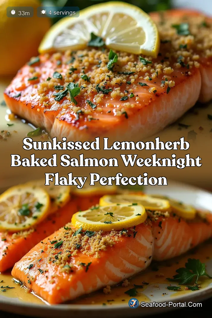 SunKissed LemonHerb Baked Salmon Weeknight Flaky Perfection