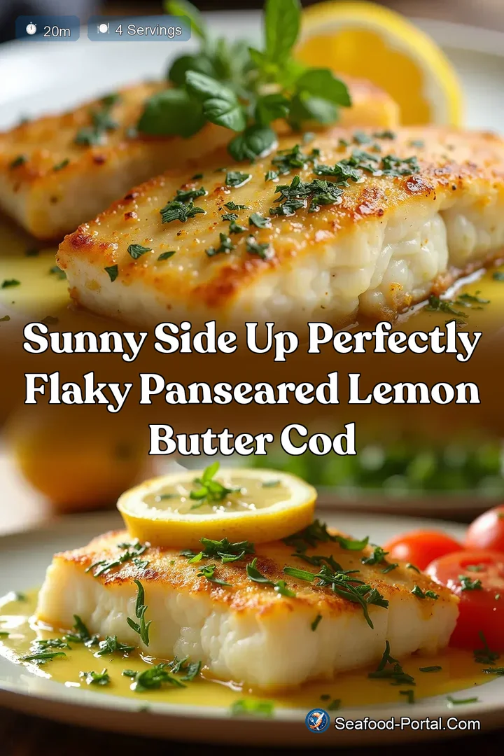 Sunny Side Up Perfectly Flaky PanSeared Lemon Butter Cod