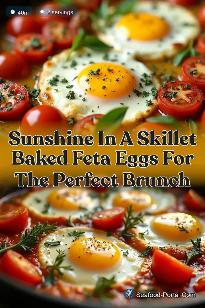 Sunshine in a Skillet Baked Feta Eggs for the Perfect Brunch