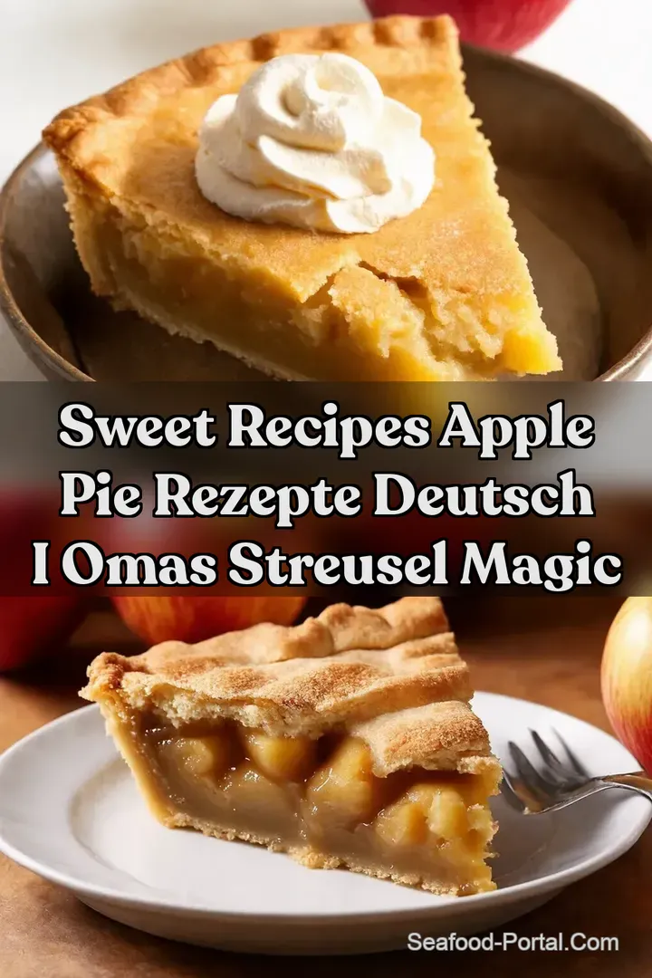 Sweet Recipes Apple Pie Rezepte deutsch I Omas Streusel Magic