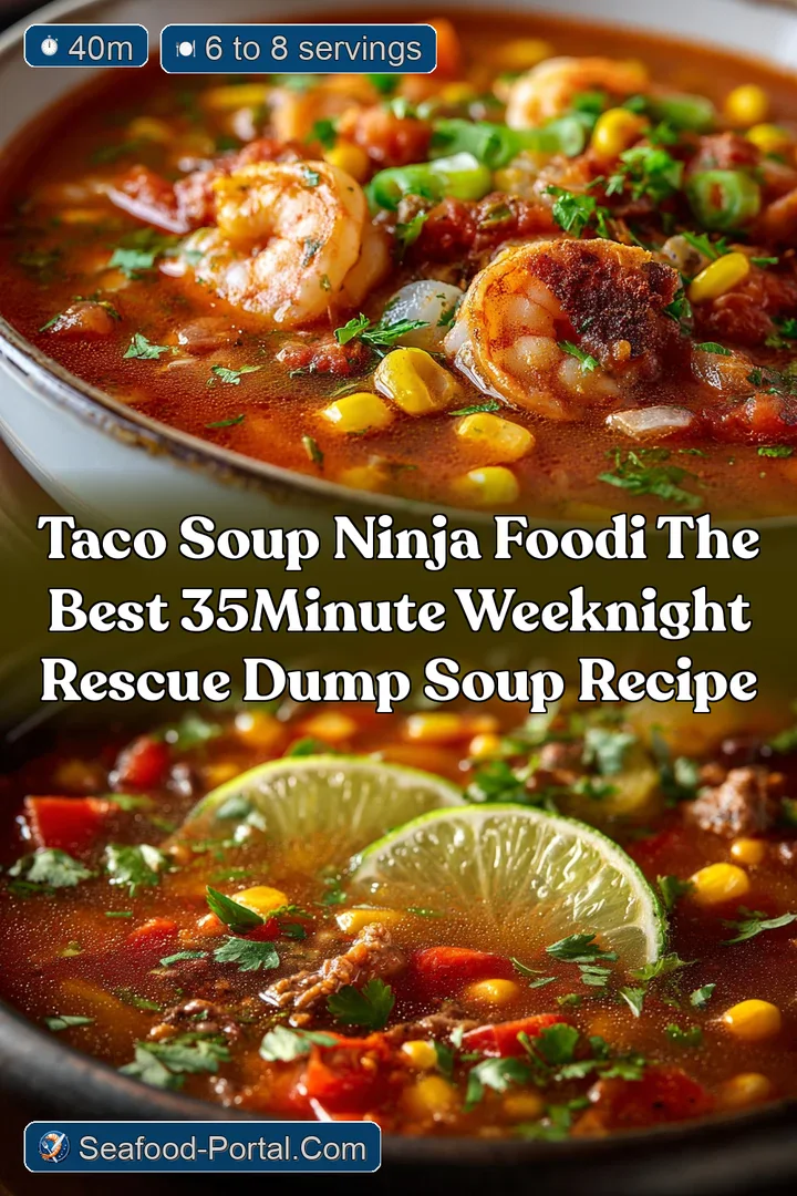 Taco Soup Ninja Foodi The Best 35Minute Weeknight Rescue Dump Soup Recipe