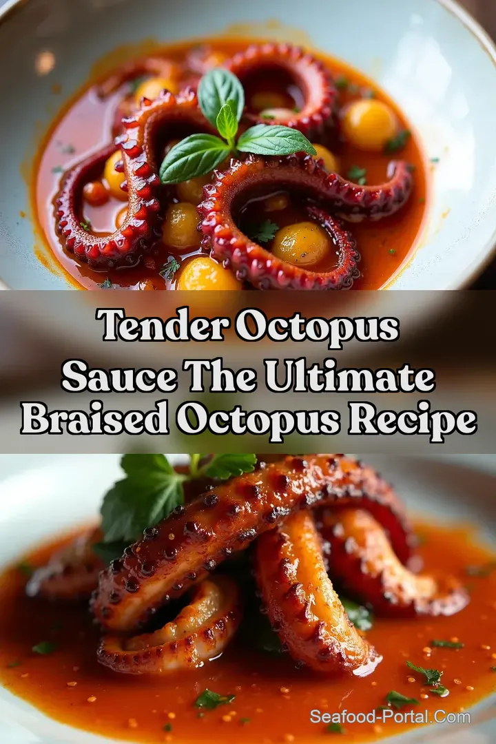 Tender Octopus Sauce The Ultimate Braised Octopus Recipe