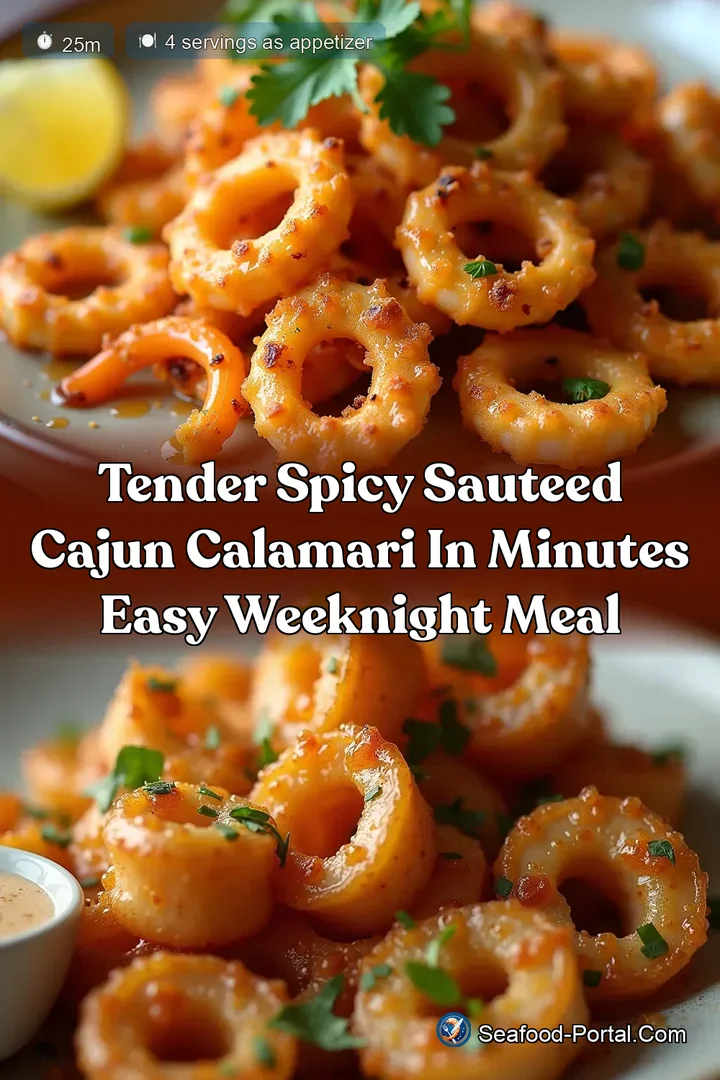 Tender Spicy Sauteed Cajun Calamari in Minutes Easy Weeknight Meal
