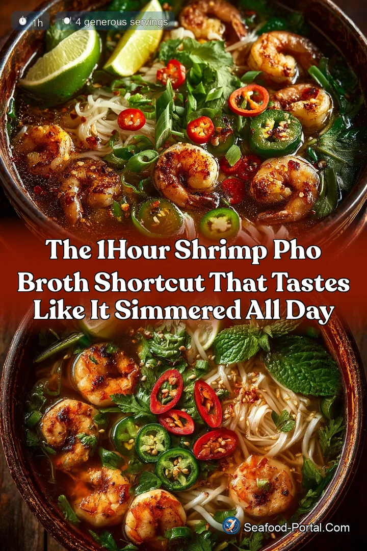 The 1Hour Shrimp Pho Broth Shortcut That Tastes Like It Simmered All Day