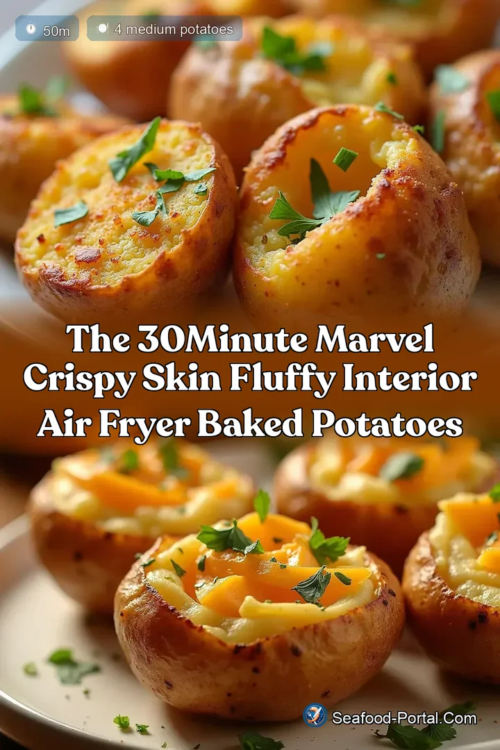 The 30Minute Marvel Crispy Skin Fluffy Interior Air Fryer Baked Potatoes