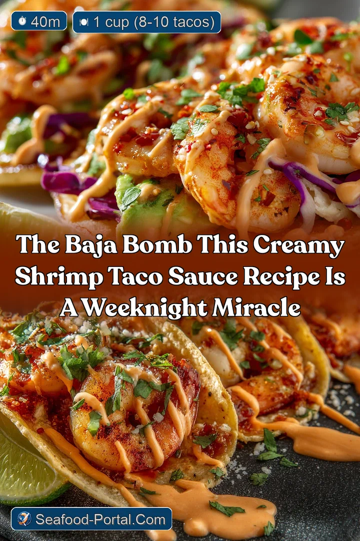 The Baja Bomb This Creamy Shrimp Taco Sauce Recipe is a Weeknight Miracle
