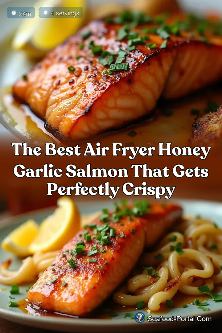 The Best Air Fryer Honey Garlic Salmon That Gets Perfectly Crispy