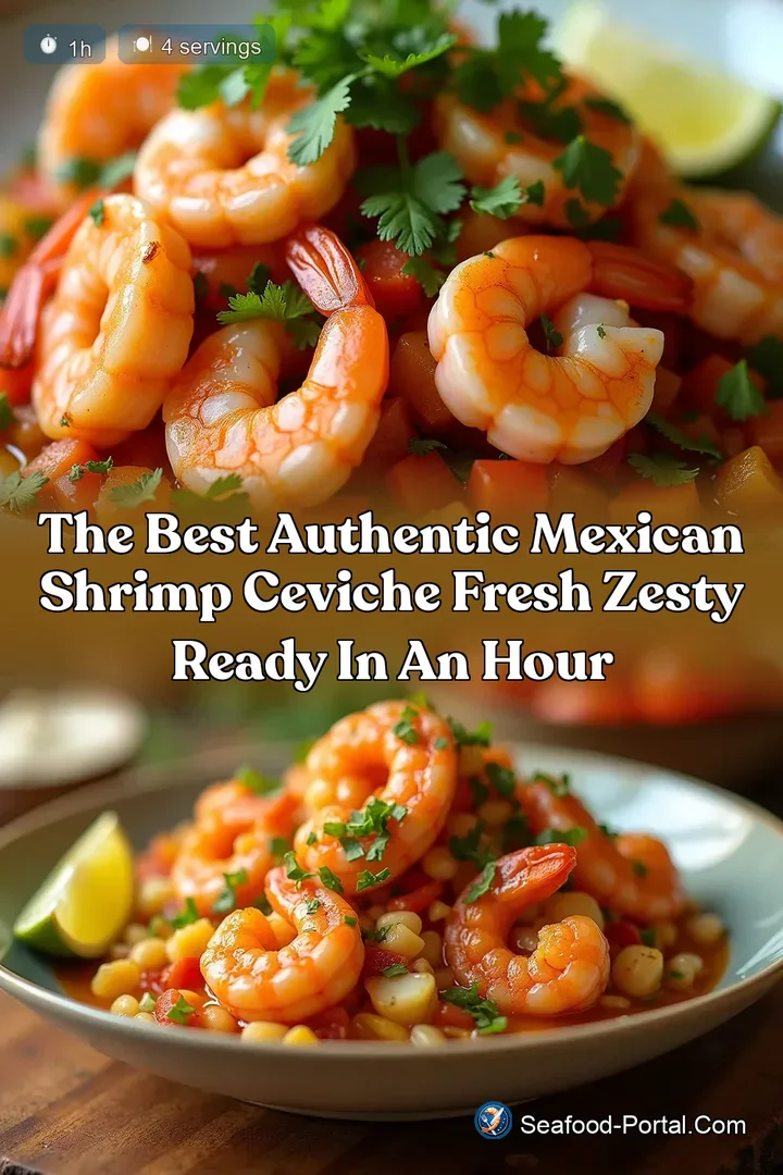 The Best Authentic Mexican Shrimp Ceviche Fresh Zesty Ready in an Hour