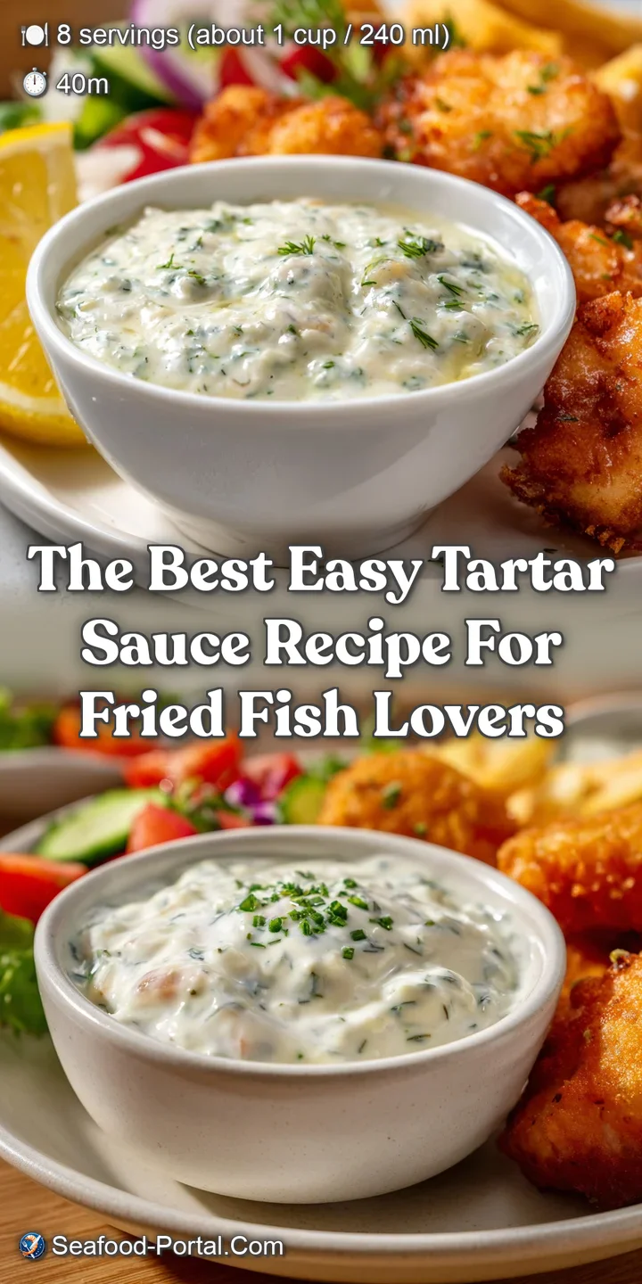 The Best Easy Tartar Sauce Recipe for Fried Fish Lovers