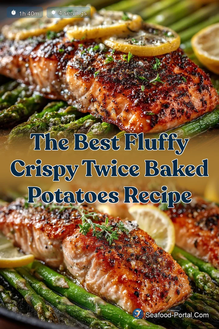 The Best Fluffy Crispy Twice Baked Potatoes Recipe