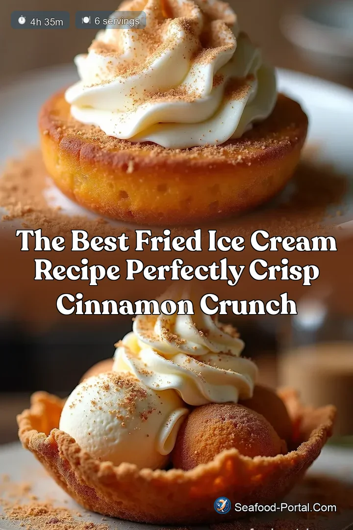 The Best Fried Ice Cream Recipe Perfectly Crisp Cinnamon Crunch