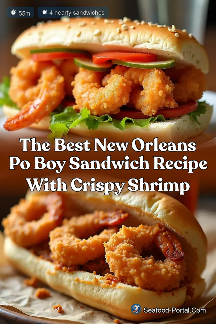 The Best New Orleans Po Boy Sandwich Recipe with Crispy Shrimp