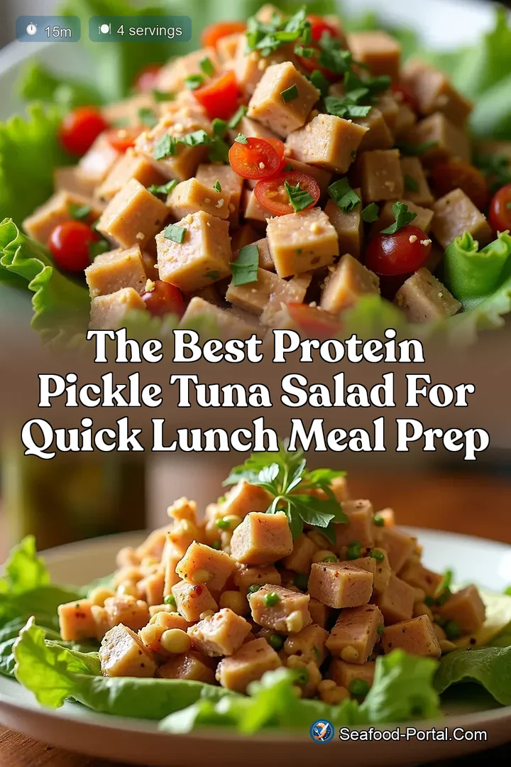 The Best Protein Pickle Tuna Salad for Quick Lunch Meal Prep