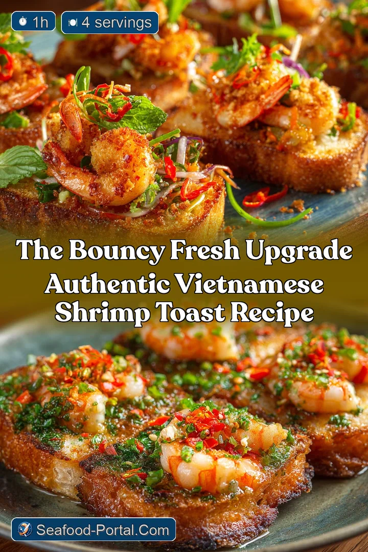 The Bouncy Fresh Upgrade Authentic Vietnamese Shrimp Toast Recipe