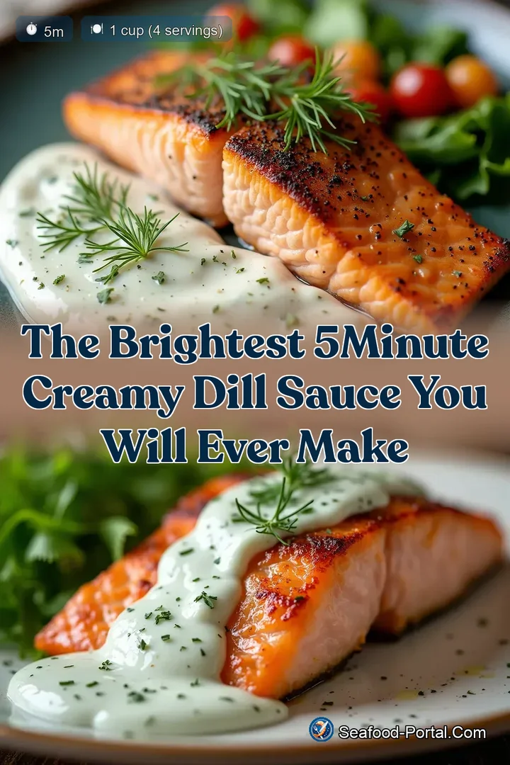 The Brightest 5Minute Creamy Dill Sauce You Will Ever Make
