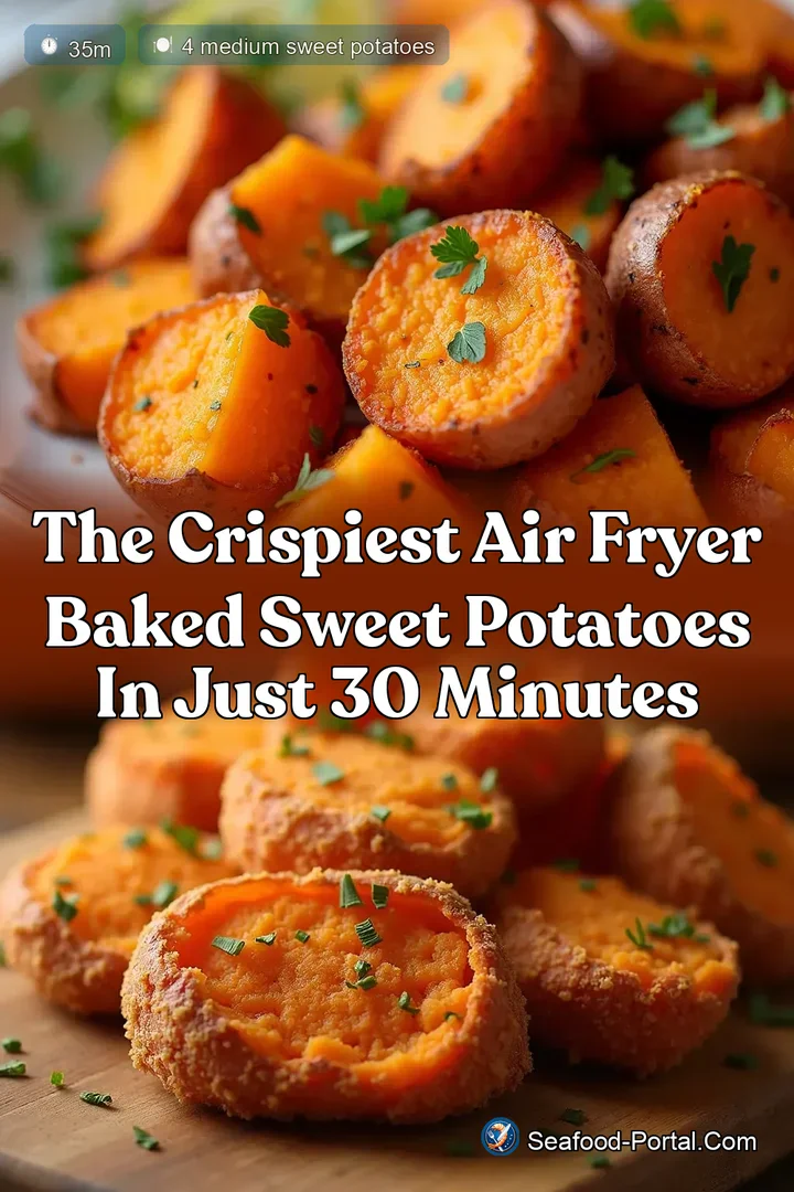 The Crispiest Air Fryer Baked Sweet Potatoes in Just 30 Minutes