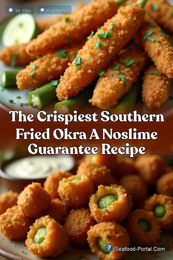 The Crispiest Southern Fried Okra A NoSlime Guarantee Recipe