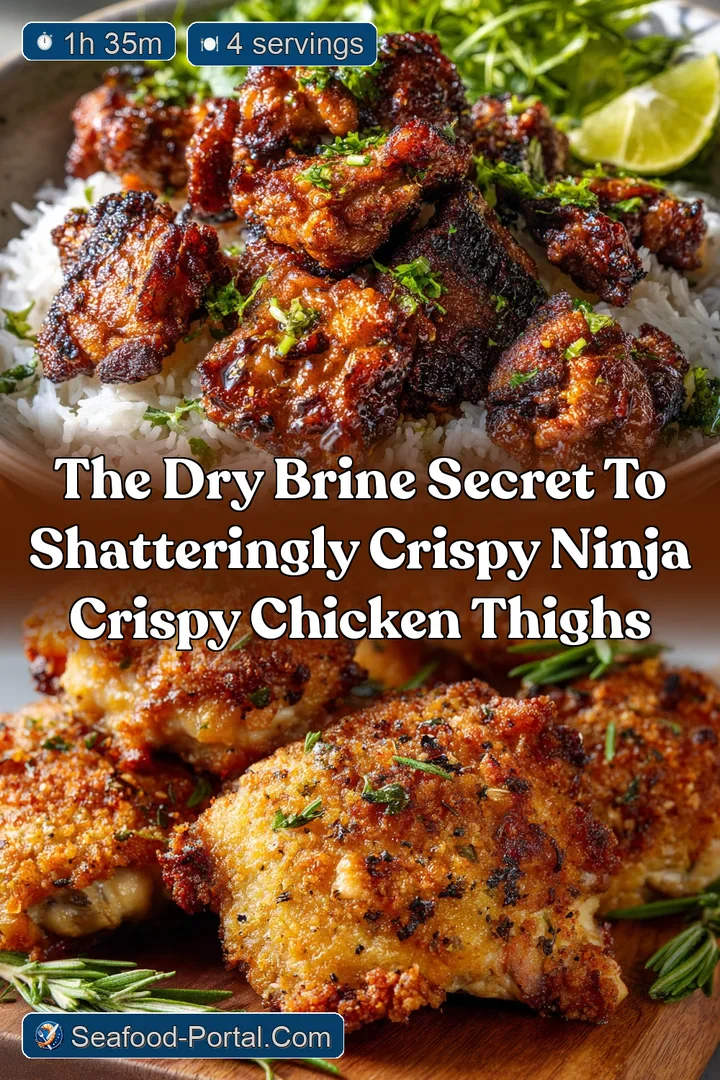 The Dry Brine Secret to Shatteringly Crispy Ninja Crispy Chicken Thighs