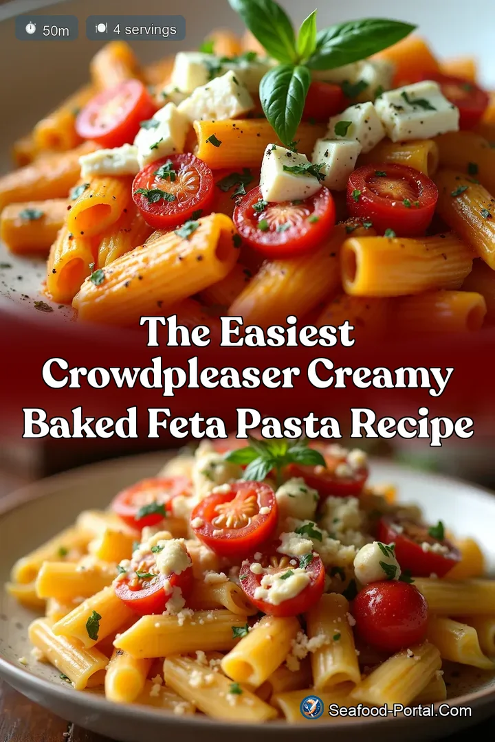 The Easiest CrowdPleaser Creamy Baked Feta Pasta Recipe