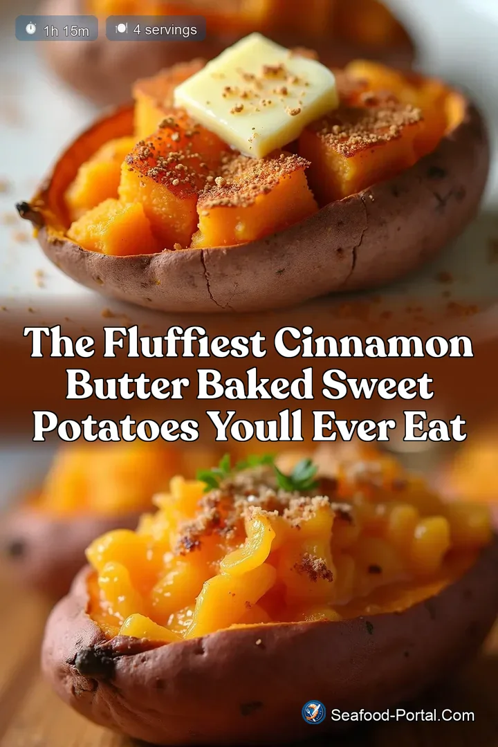 The Fluffiest Cinnamon Butter Baked Sweet Potatoes Youll Ever Eat