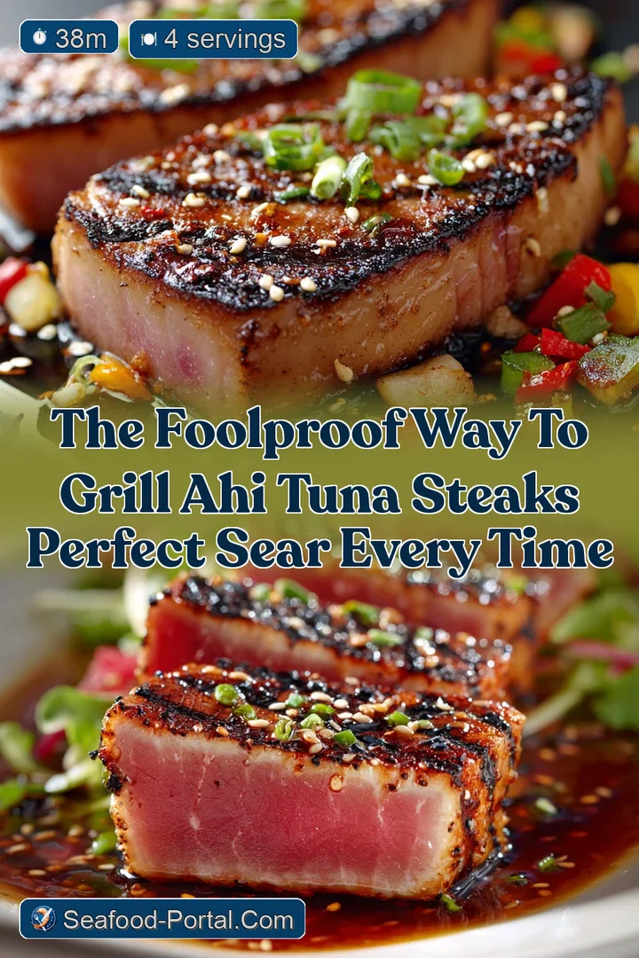 The Foolproof Way to Grill Ahi Tuna Steaks Perfect Sear Every Time