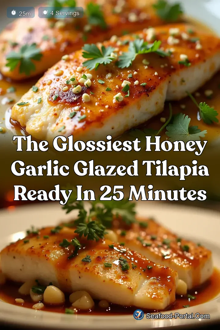 The Glossiest Honey Garlic Glazed Tilapia Ready in 25 Minutes