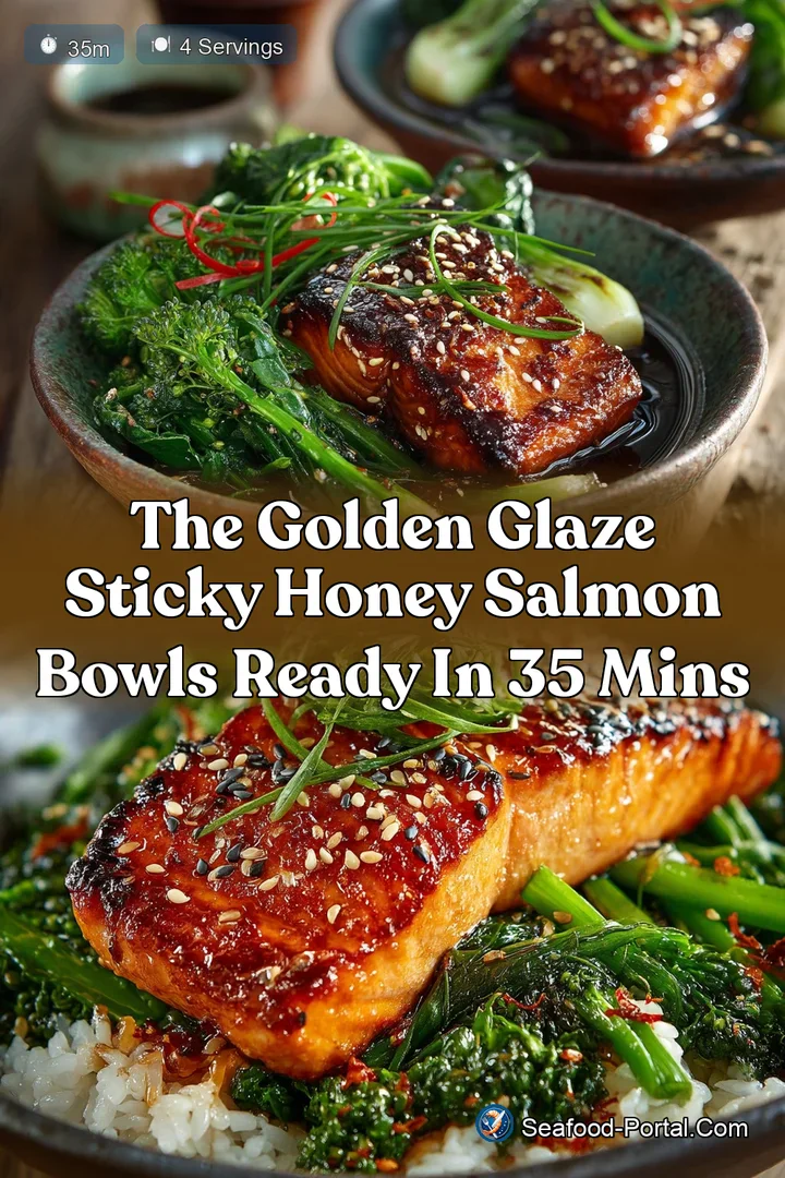 The Golden Glaze Sticky Honey Salmon Bowls Ready in 35 Mins