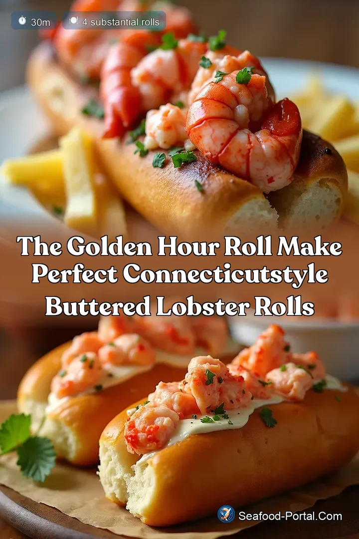 The Golden Hour Roll Make Perfect ConnecticutStyle Buttered Lobster Rolls