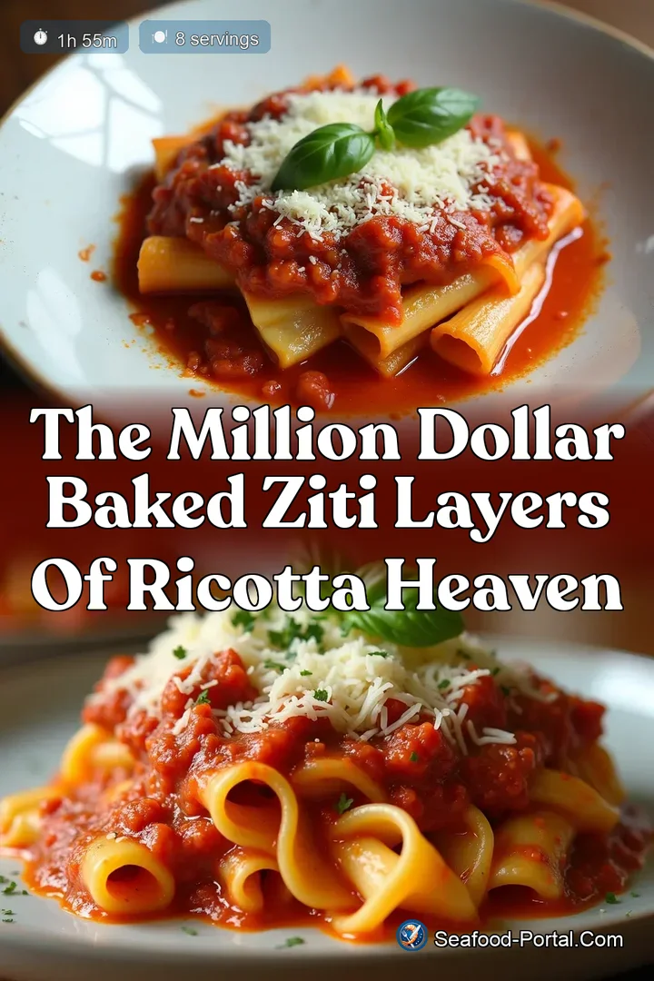 The Million Dollar Baked Ziti Layers of Ricotta Heaven