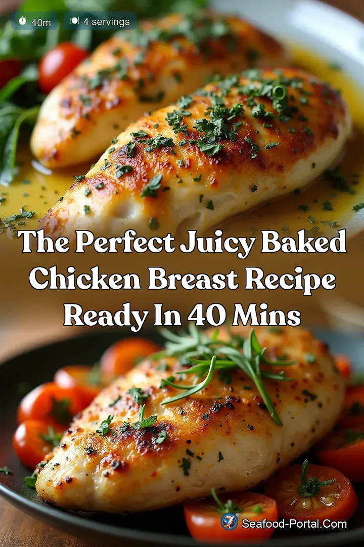 The Perfect Juicy Baked Chicken Breast Recipe Ready in 40 Mins