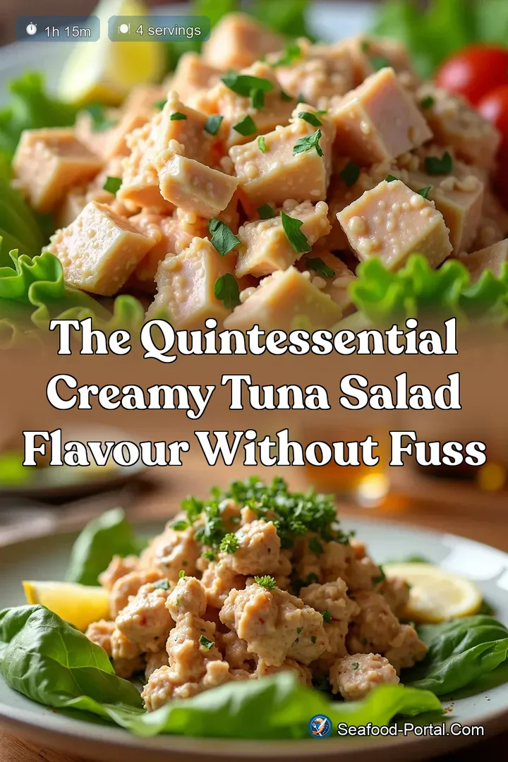 The Quintessential Creamy Tuna Salad Flavour Without Fuss