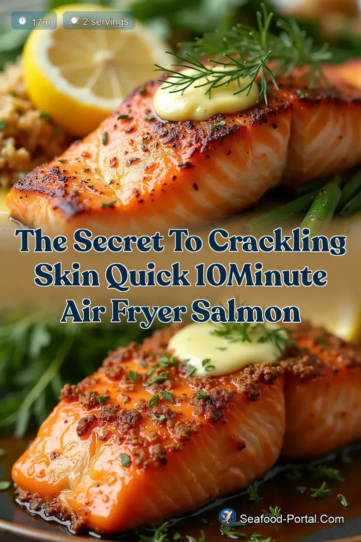 The Secret to Crackling Skin Quick 10Minute Air Fryer Salmon