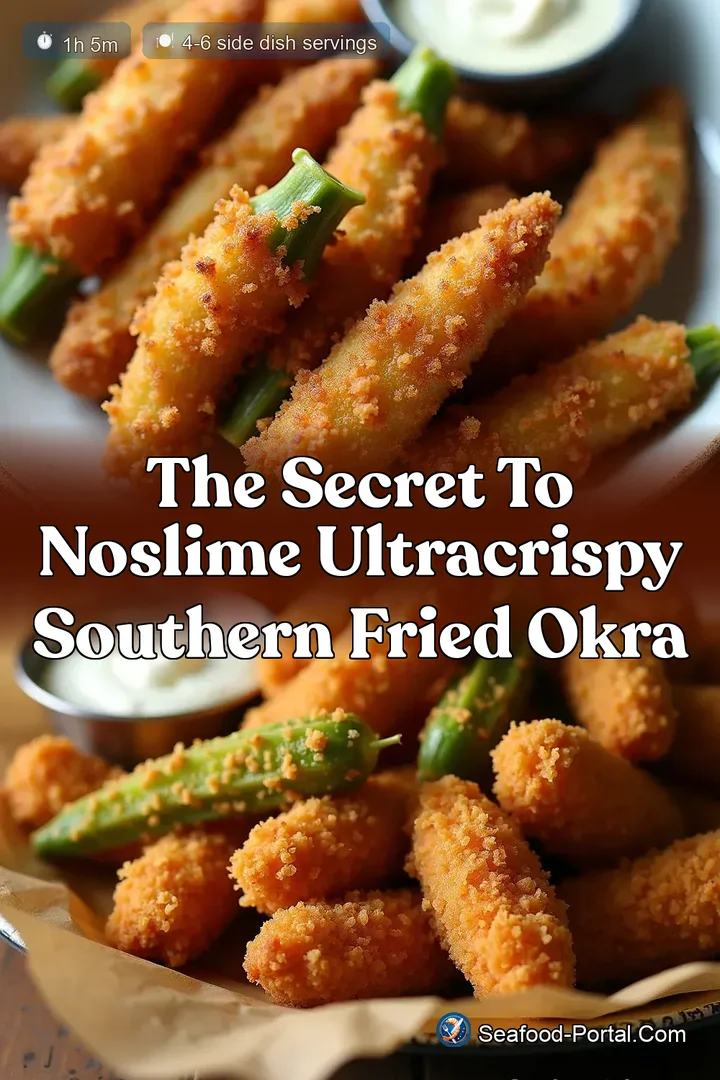 The Secret to NoSlime UltraCrispy Southern Fried Okra