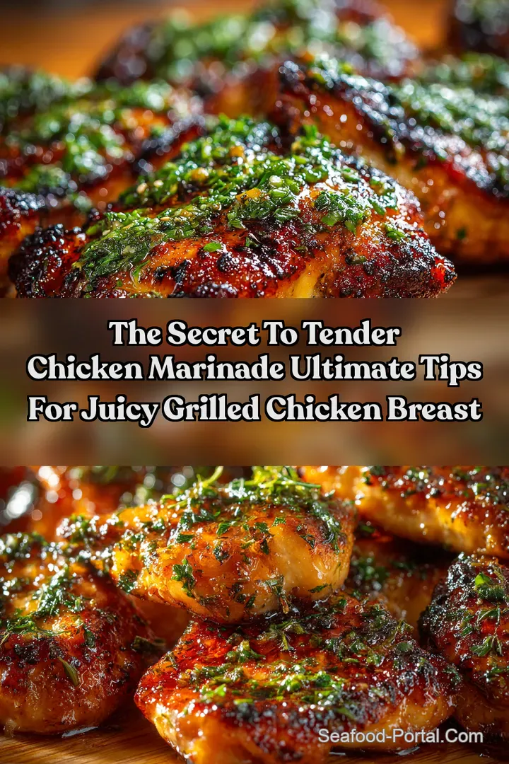 The Secret to Tender Chicken Marinade Ultimate Tips for Juicy Grilled Chicken Breast