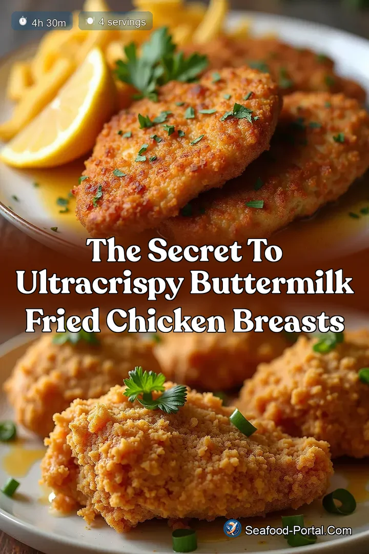 The Secret to UltraCrispy Buttermilk Fried Chicken Breasts