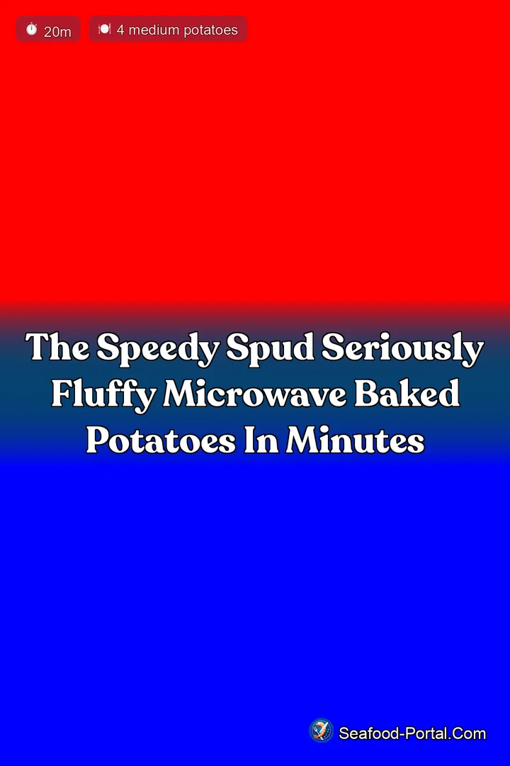 The Speedy Spud Seriously Fluffy Microwave Baked Potatoes in Minutes