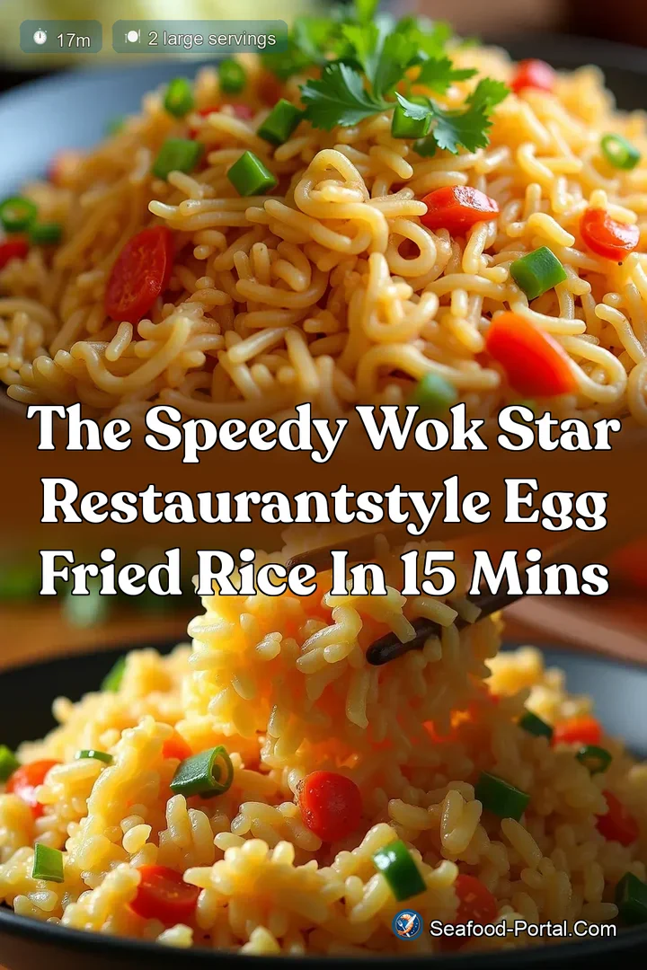 The Speedy Wok Star RestaurantStyle Egg Fried Rice in 15 Mins