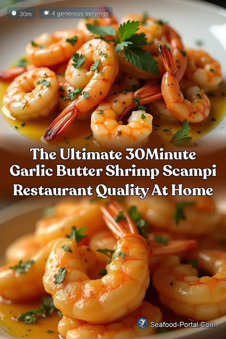 The Ultimate 30Minute Garlic Butter Shrimp Scampi Restaurant Quality at Home