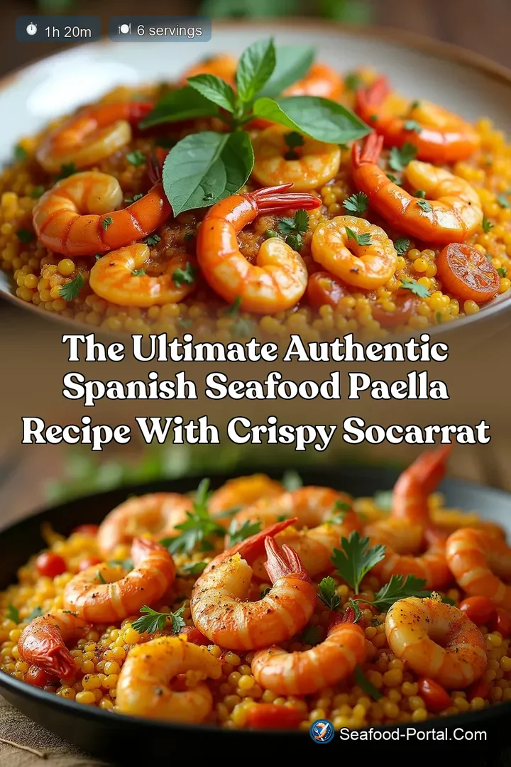 The Ultimate Authentic Spanish Seafood Paella Recipe with Crispy Socarrat